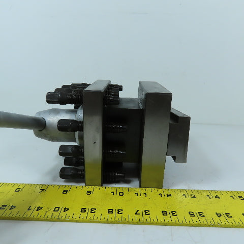 4-Way Indexing Turret Lathe Tool Post Block 2" T-Slot 1" Tooling