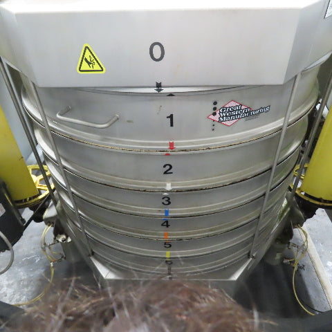 Great Western QA46 46" In-Line Tru-Balance Gravity Flow Sifter 1.5HP 230/460V