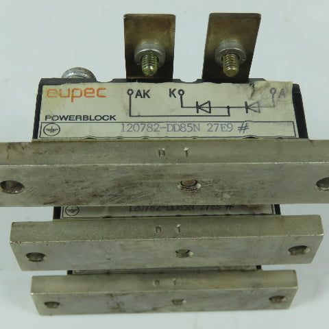 Eupec 120782-DD85N DD85N Powerblock Dual Diode Rectifier Module Assembly