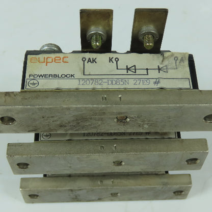 Eupec 120782-DD85N DD85N Powerblock Dual Diode Rectifier Module Assembly