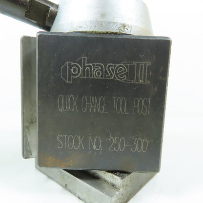 Phase II 250-300 CXA Piston Type Quick Change Tool Post