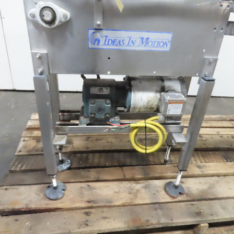 Ideas In Motion Stainless Steel Table Top Conveyor 32FPM 230/460V 3Ph 4.5" x 70"
