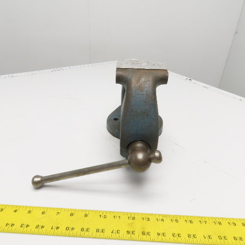 L.S. Starrett Co. 924 4" Jaw 4" Open Athol Stationary Bench Vise