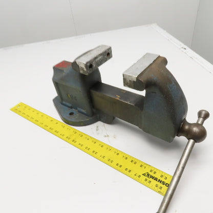 L.S. Starrett Co. 924 4" Jaw 4" Open Athol Stationary Bench Vise
