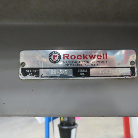 Rockwell 28-3X0 20" x 12" Vertical Band Saw 2HP 3Ph 208-230/460V Tested