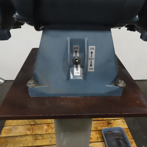 Baldor 500 1/2HP 6" Pedestal Bench Carbide Tool Grinder Buffer 115V 1Ph 3600RPM