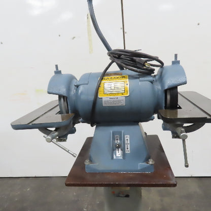 Baldor 500 1/2HP 6" Pedestal Bench Carbide Tool Grinder Buffer 115V 1Ph 3600RPM
