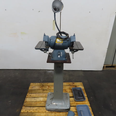 Baldor 500 1/2HP 6" Pedestal Bench Carbide Tool Grinder Buffer 115V 1Ph 3600RPM