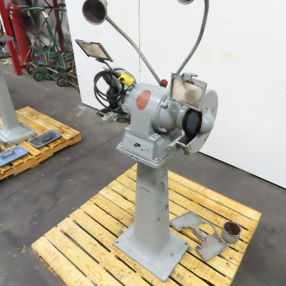 Cincinnati Model 133 6" Pedestal Bench Grinder 110V 1Ph 3450RPM
