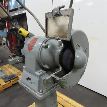 Cincinnati Model 133 6" Pedestal Bench Grinder 110V 1Ph 3450RPM