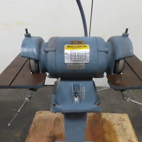 Baldor 510 6" Pedestal Bench Carbide Tool Grinder Buffer 230/460V 3600RPM