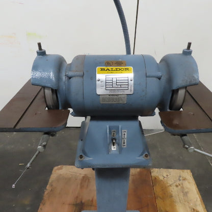 Baldor 510 6" Pedestal Bench Carbide Tool Grinder Buffer 230/460V 3600RPM