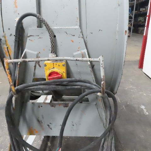 Aerovent Type SW LS429 42" Industrial Air Mover Blower Drum Fan 460V 5HP Tested