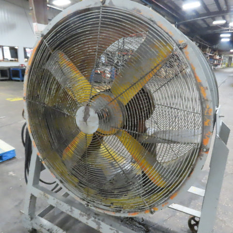 Aerovent Type SW LS429 42" Industrial Air Mover Blower Drum Fan 460V 5HP Tested