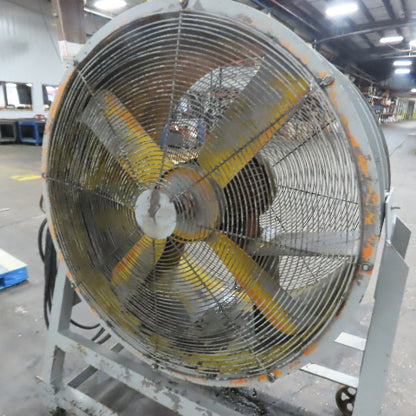 Aerovent Type SW LS429 42" Industrial Air Mover Blower Drum Fan 460V 5HP Tested