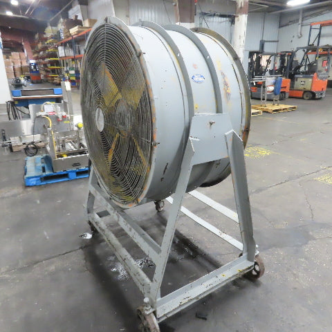 Aerovent Type SW LS429 42" Industrial Air Mover Blower Drum Fan 460V 5HP Tested