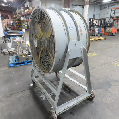 Aerovent Type SW LS429 42" Industrial Air Mover Blower Drum Fan 460V 5HP Tested