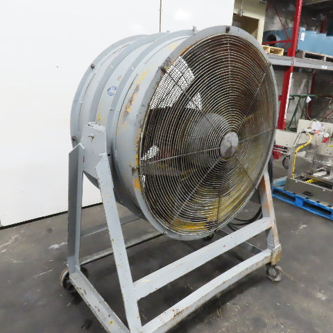 Aerovent Type SW LS429 42" Industrial Air Mover Blower Drum Fan 460V 5HP Tested