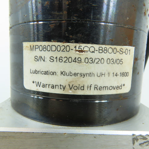 Oriental Motor MP080D020-15CQ-B800-S-01 ASM911AA 2.65VDC Stepping Motor 20:1