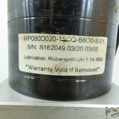 Oriental Motor MP080D020-15CQ-B800-S-01 ASM911AA 2.65VDC Stepping Motor 20:1