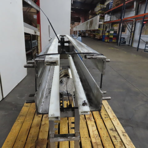 Ideas In Motion 47"x5" Stainless Steel Table Top Conveyor 32FPM 230/460V 3Ph 1HP