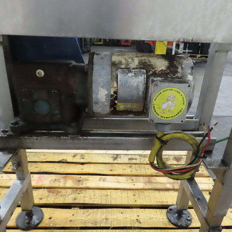 Ideas In Motion 47"x5" Stainless Steel Table Top Conveyor 32FPM 230/460V 3Ph 1HP