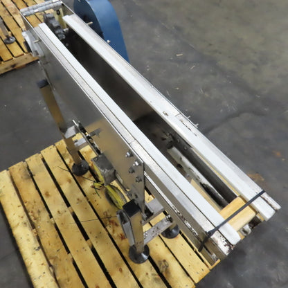 Ideas In Motion 32"x5" Stainless Steel Table Top Conveyor 32FPM 230/460V 3Ph