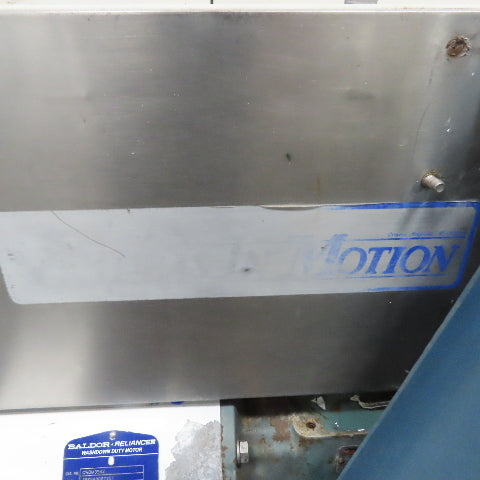 Ideas In Motion N/A 26"x5" Stainless Steel Table Top Conveyor 32FPM 230/460V 3Ph
