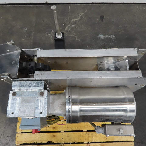 19"x5" Stainless Steel Table Top Conveyor 43FPM 230/460V 3Ph