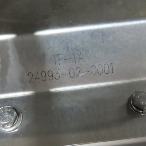 42" x 5" Wide Stainless Steel Pneumatic Actuated Transfer Chute Conveyor