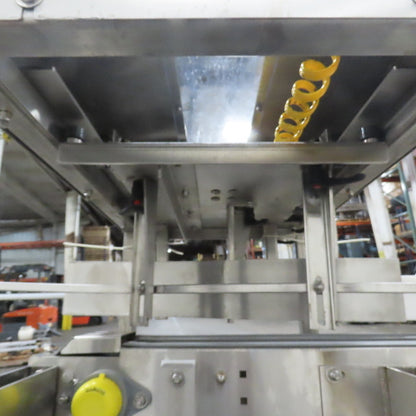 42" x 5" Wide Stainless Steel Pneumatic Actuated Transfer Chute Conveyor