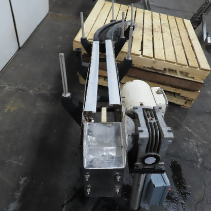 52"x5"Stainless Steel Tabletop Chain Slide Conveyor 230/460V 3Ph 3/4HP W/ Curve