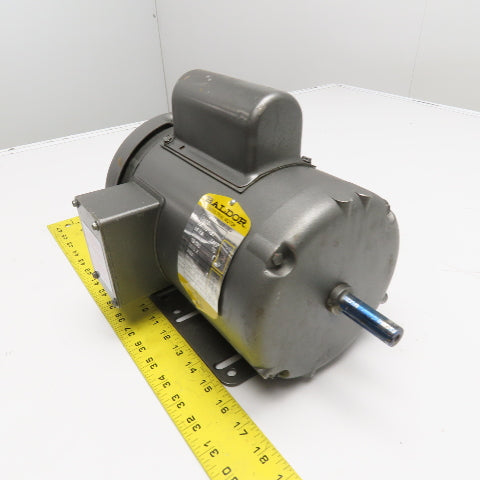 Baldor L3509M 1HP Industrial Electric Motor 115/230V 1Ph 56/56H Frame 3450RPM