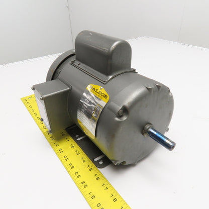Baldor L3509M 1HP Industrial Electric Motor 115/230V 1Ph 56/56H Frame 3450RPM