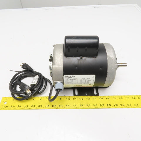 Century 177638-21 B589 1HP AC Electric Motor 208-230/115V 1Ph K56 Frame 3450RPM