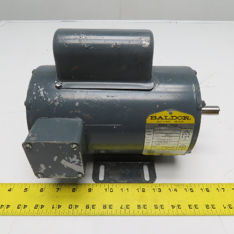 Baldor 34F74W198 L1307 3/4HP Electric Motor 115/208-230V 1Ph 56 Frame 1725RPM