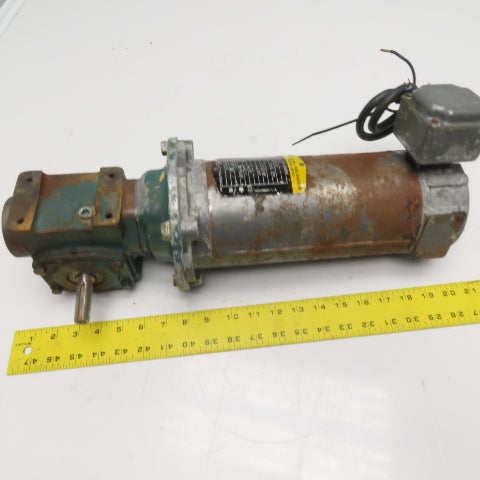 Baldor-Reliance CDP3330 1/2HP 90VDC Gear Motor 4.8A 5:1 Ratio 56C Frame 1750RPM