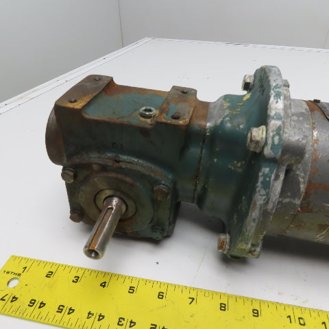 Baldor-Reliance CDP3330 1/2HP 90VDC Gear Motor 4.8A 5:1 Ratio 56C Frame 1750RPM