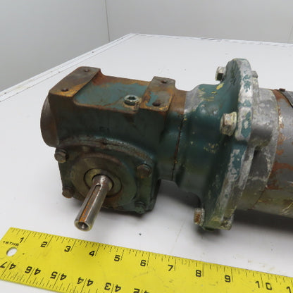 Baldor-Reliance CDP3330 1/2HP 90VDC Gear Motor 4.8A 5:1 Ratio 56C Frame 1750RPM