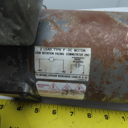 Baldor-Reliance CDP3330 1/2HP 90VDC Gear Motor 4.8A 5:1 Ratio 56C Frame 1750RPM