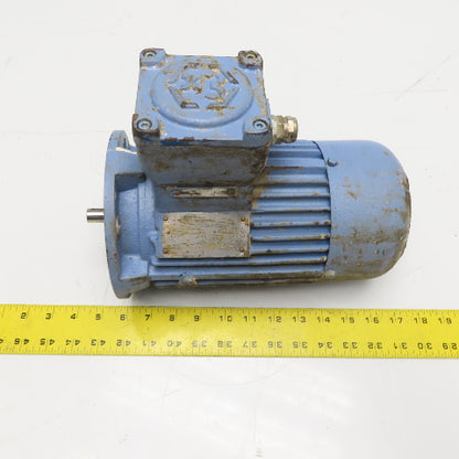 Euromotori ASA 71b-4 71b-4 0.37kW 3Ph Explosion Proof Motor 230/400V 1400RPM