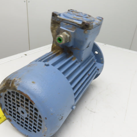 Euromotori ASA 71b-4 71b-4 0.37kW 3Ph Explosion Proof Motor 230/400V 1400RPM