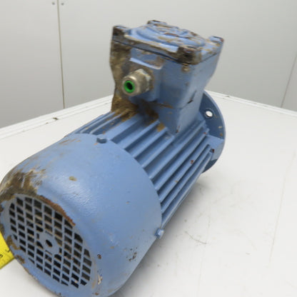 Euromotori ASA 71b-4 71b-4 0.37kW 3Ph Explosion Proof Motor 230/400V 1400RPM