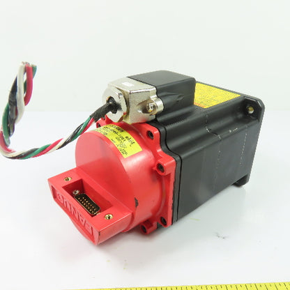 Fanuc A06B-0371-B075 AC Servo Motor 0.3kW 90V 2.5A 3000RPM 3Ph 200Hz