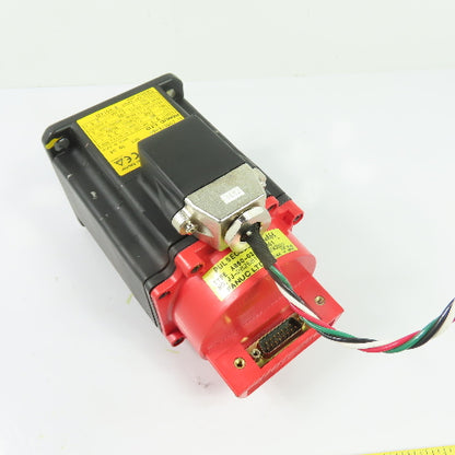 Fanuc A06B-0371-B075 AC Servo Motor 0.3kW 90V 2.5A 3000RPM 3Ph 200Hz