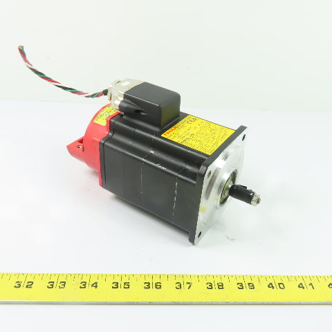 Fanuc A06B-0371-B075 AC Servo Motor 0.3kW 90V 2.5A 3000RPM 3Ph 200Hz