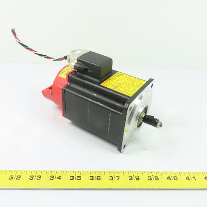 Fanuc A06B-0371-B075 AC Servo Motor 0.3kW 90V 2.5A 3000RPM 3Ph 200Hz