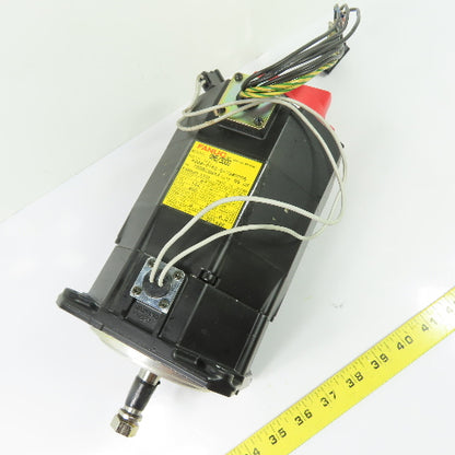Fanuc aM6/3000 A06B-0162-B175#0006 AC Servo Motor 144V 3Ph 3000 RPM 6A 200Hz