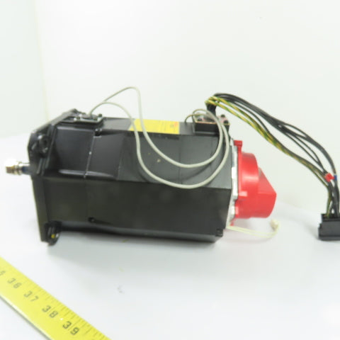 Fanuc aM6/3000 A06B-0162-B175#0006 AC Servo Motor 144V 3Ph 3000 RPM 6A 200Hz