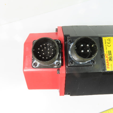 Fanuc A06B-0163-B075 AC Servo Motor 1.8kW 161V 3000RPM 3Ph 2000Hz